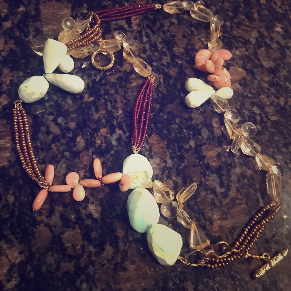 Chico’s Beaded Statement Necklace